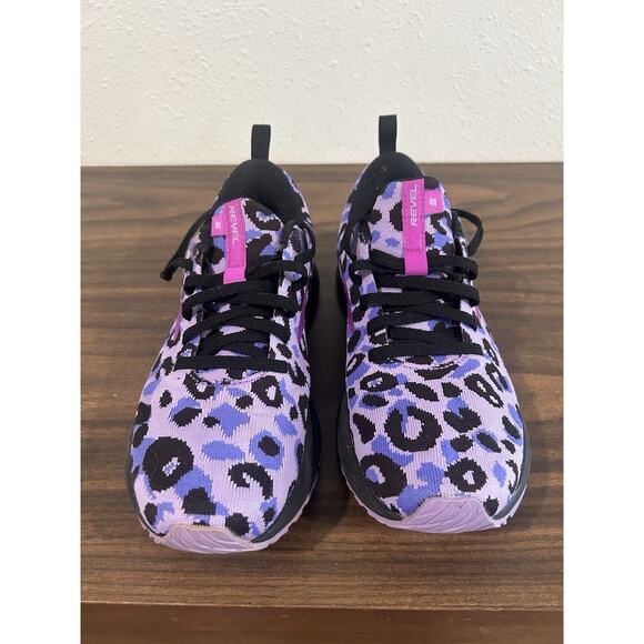 Brooks Revel 5 Shoes Womens 7.5 Running Athletic Leopard Sneakers 1203611B567 - Picture 2 of 10